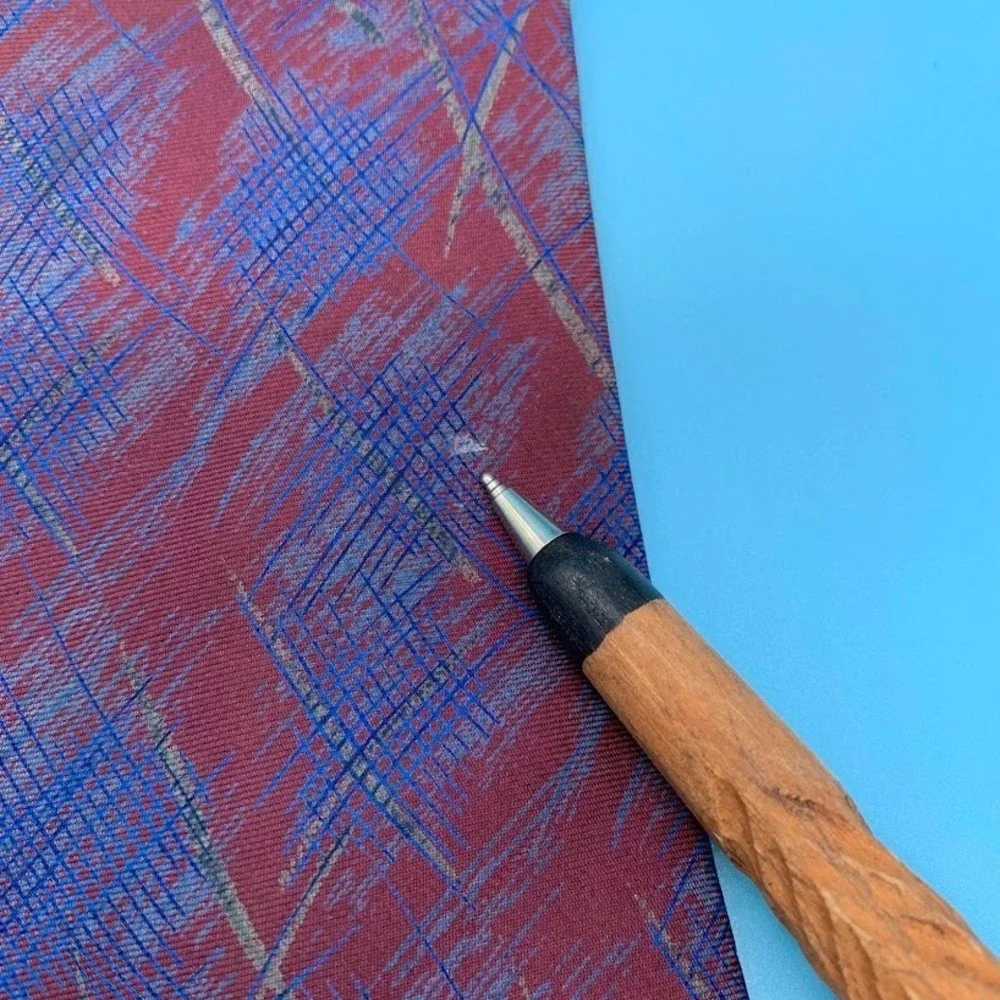Vintage Enzo Brunattie Abstract Print Preppy Men's Classic Neck Tie